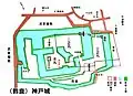 神戸城跡図