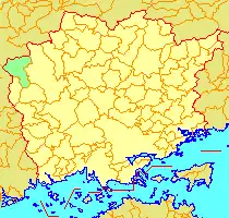 旧・神郷町の位置
