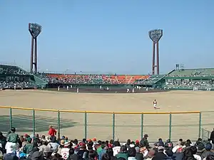 福山市民球場(2006年3月4日、オープン戦・広島対楽天)
