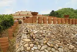 私市円山古墳の造出しと墳丘