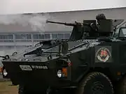 模擬戦のために第2中隊に一時的に配備された96WAPC