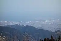 竜爪山からの三保の松原