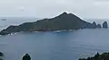 海道八景No.4 笠沙美術館展望所から見る沖秋目島