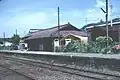 駅本屋と土浦方面ホーム（1986年6月）