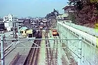 駅構内（1977年3月）
