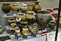 土器群桜井市埋蔵文化財センター展示。