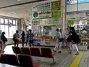 待合室(キヨスク閉店前)