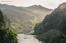 阿武隈川と国道349号線