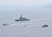 海上保安庁との共同訓練