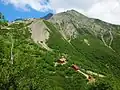 荒川小屋と荒川岳