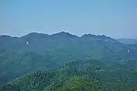 荒海山から見た七ヶ岳