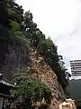 落石防護の金網