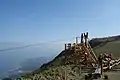 蓬萊山のジップライン