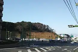 蔵波城 遠景