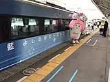 「藍よしのがわトロッコ」1号車側面（2020年10月3日 高松駅）