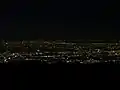蛭ヶ岳山荘前から夜景(東京方面)