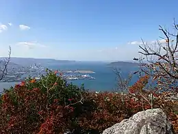 西尾根展望台より