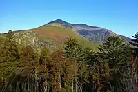 西米良村槙ノ口付近からの市房山