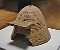 西都原古墳群 埴輪 眉庇付冑宮崎県西都市。東京国立博物館展示。