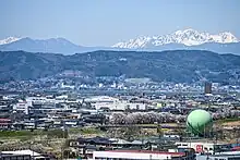諏訪瓦斯のガスタンク