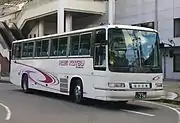 トヨタ自動車から移籍した車両日野・セレガFS