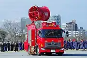 大型ブロアー車(排煙電源車として配備されている)豊田市消防本部