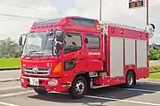 水槽付ポンプ車（I-B型）日野・レンジャー（豊田市消防本部）