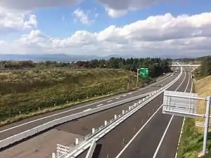 赤川IC付近（2015年10月）