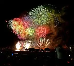 足立の花火(写真は2016年)