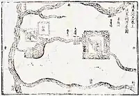呉仲（明代）著『通恵河志』より「通恵河源委図」
