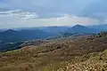 道後山山頂からの景色（右は猫山）
