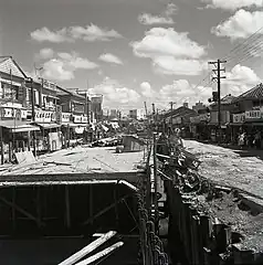 ガーブ川新天地市場建設 1963年9月5日