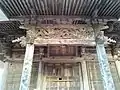 向拝正面の彫刻