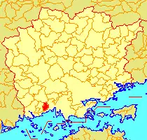 金光町の位置