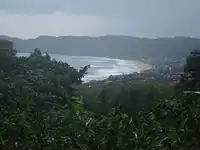 琴ヶ浜を望む
