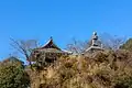 鎮守山観音堂と両面宿儺(すくな)像