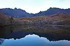 鏡池からの戸隠連峰