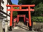 高蔵坊稲荷 鳥居（2018年（平成30年）4月）