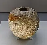 てつはう長崎県松浦市鷹島神崎沖出土。東京国立博物館展示。