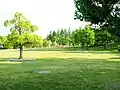公園の南にある軽スポーツ広場
