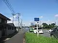 関城案内板（常総線騰波ノ江駅357号線北上し案内板左折、更に案内板左折）