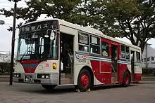 関東バス動態保存されている3扉車