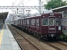 今津北線で運用されていた3000系方向板使用車