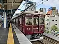阪急伊丹線所属6014F4両編成(2023年4月 阪急伊丹駅)