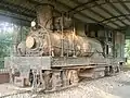 阿里山森林鉄道廃車車両SL-21号シェイ式蒸気機関車