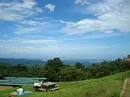 陣馬山から東京方面の景色