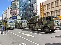 地対空TC-2注射装置、CS/MPQ-90 蜂眼レーダーと指揮車