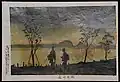 小林清親画「隅田川夜」（1881年）