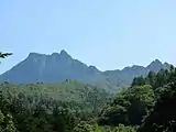 雄鉾岳と割れ岩（2013年7月）