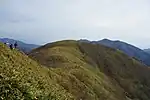 雨乞岳から東雨乞岳方面